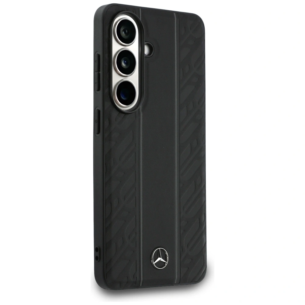 Kryt Mercedes Laurel Leaves Vertical Stripes MagSafe Samsung Galaxy S26 black