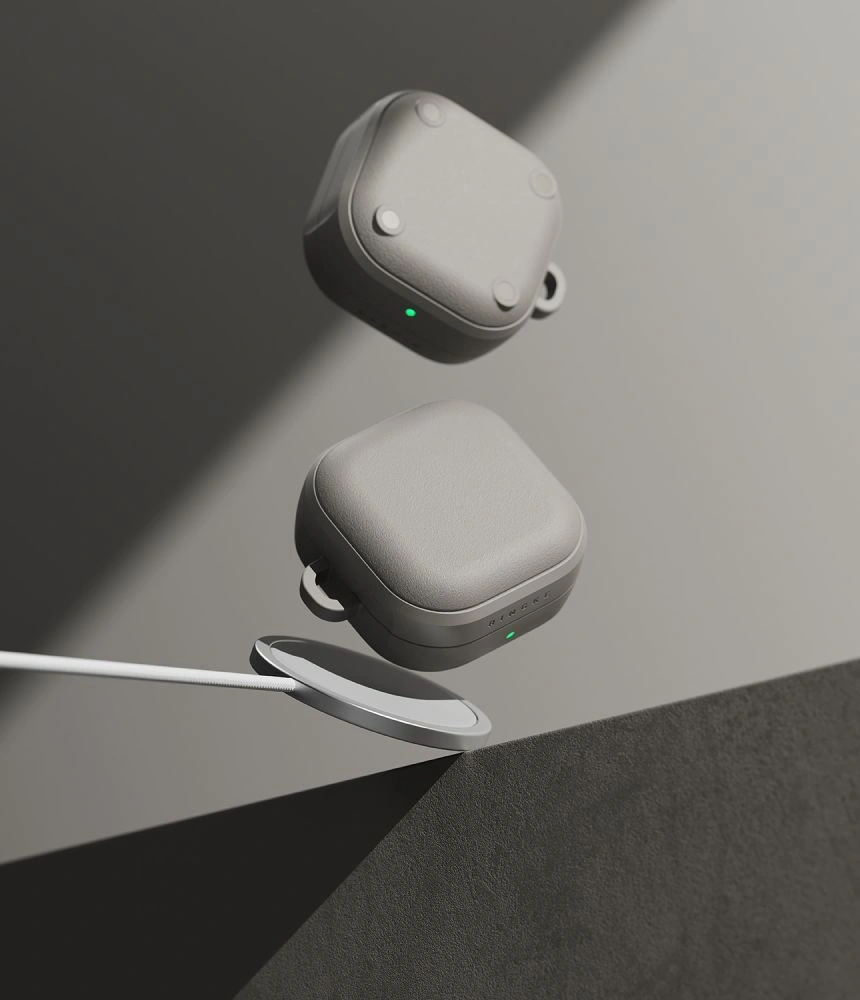 Kryt Ringke Onyx Magnetic MagSafe Samsung Galaxy Buds 4 / 4 Pro Warm Grey