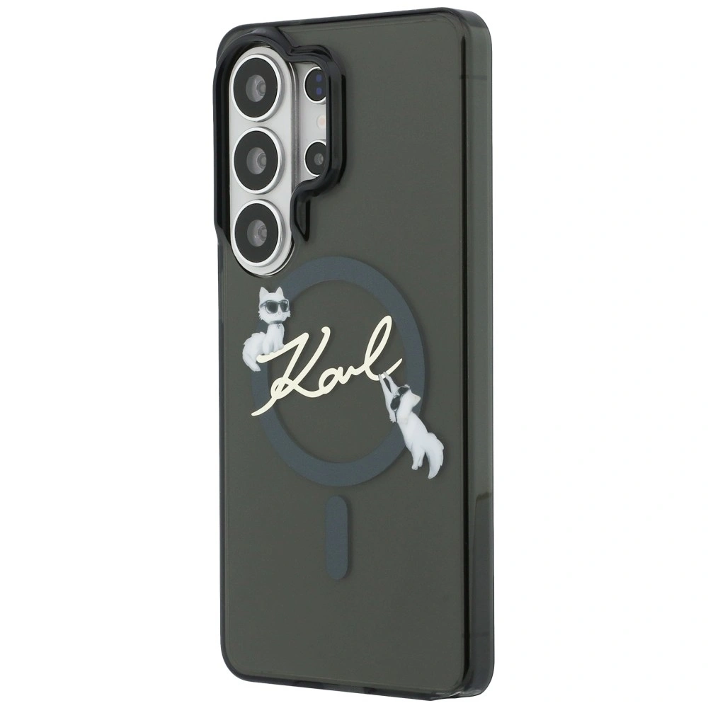 Kryt Karl Lagerfeld IML KC Script MagSafe Samsung Galaxy S26 Ultra black