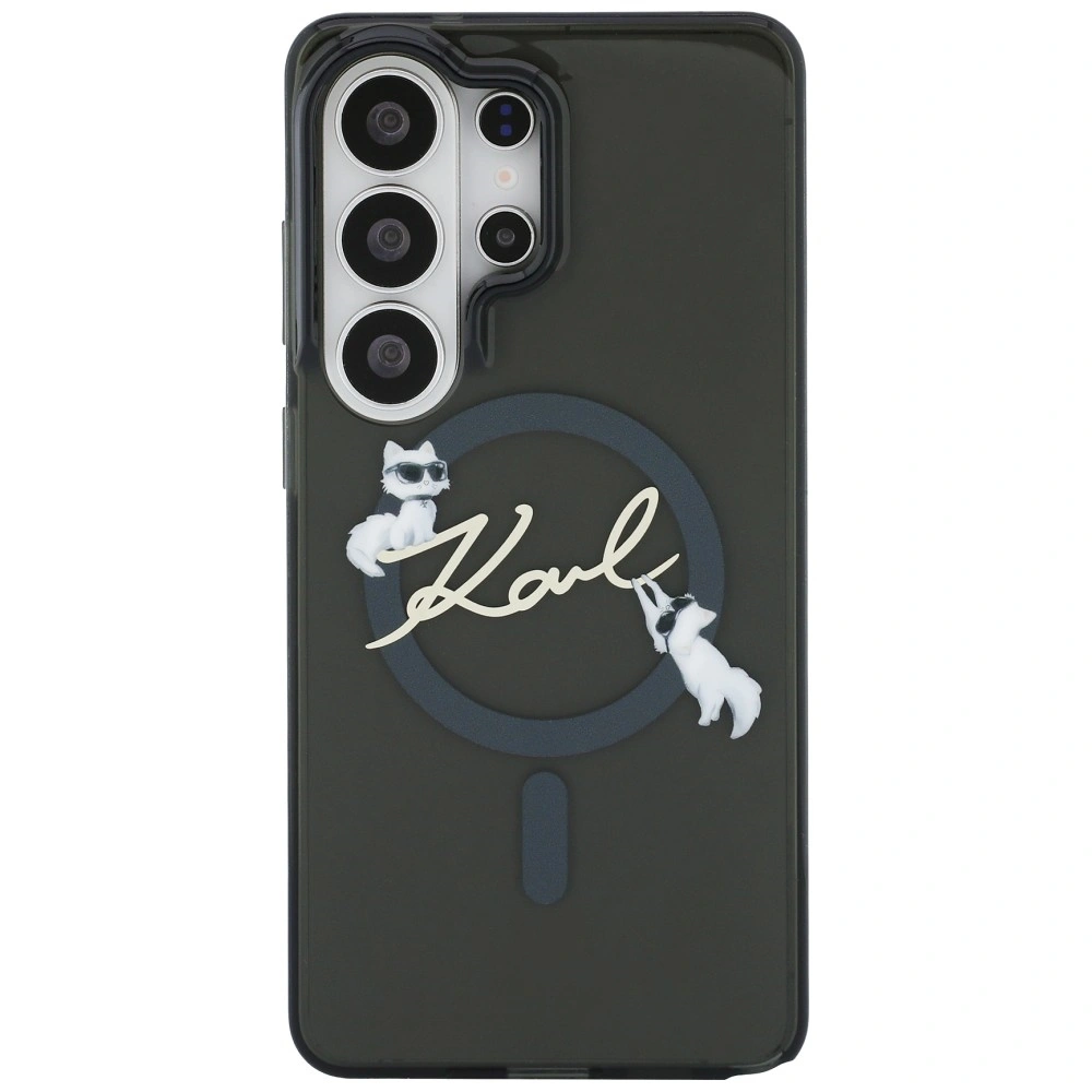 Kryt Karl Lagerfeld IML KC Script MagSafe Samsung Galaxy S26 Ultra black