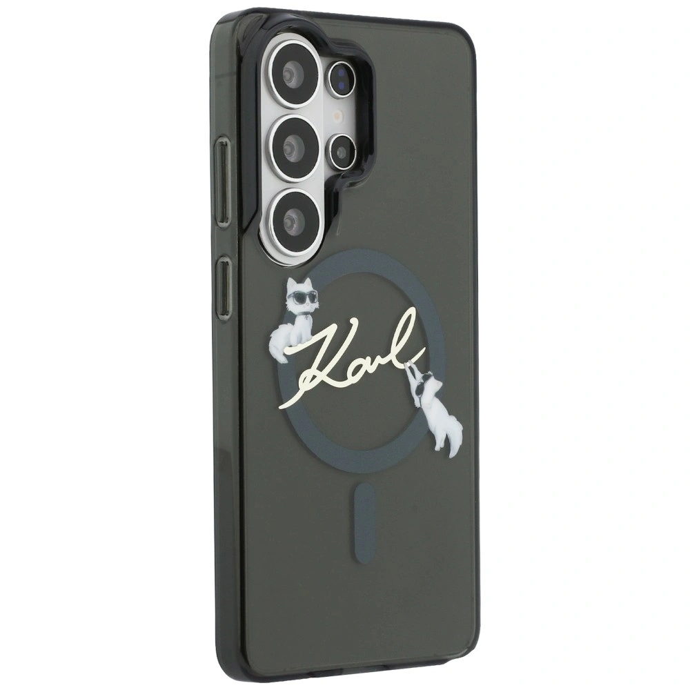 Kryt Karl Lagerfeld IML KC Script MagSafe Samsung Galaxy S26 Ultra black