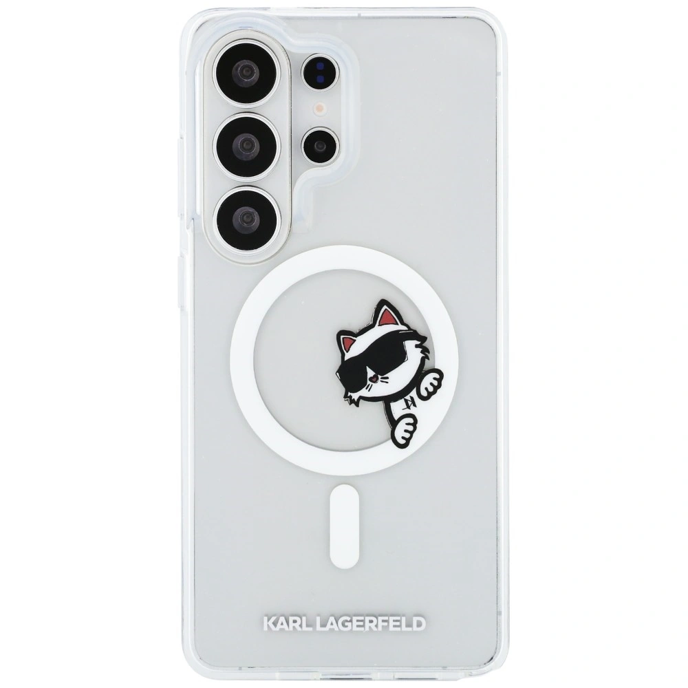 Kryt Karl Lagerfeld IML Peekaboo Choupette MagSafe Samsung Galaxy S26 Ultra clear