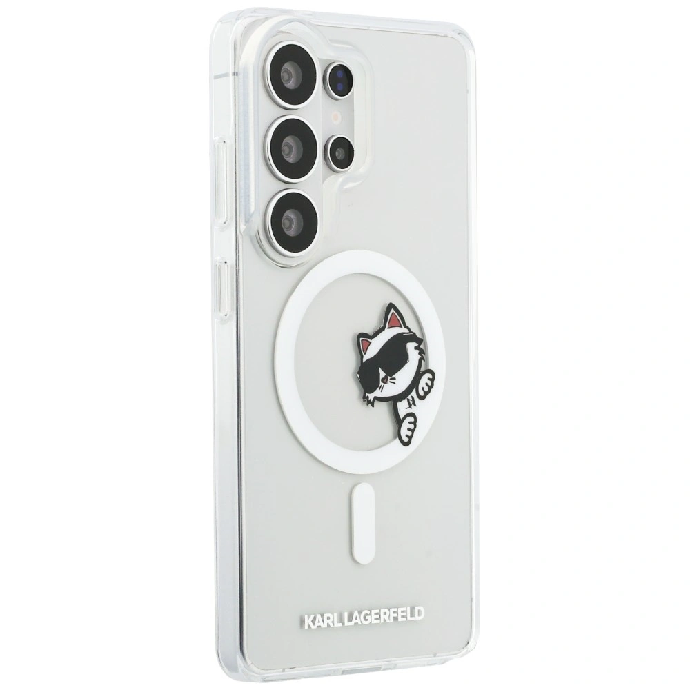 Kryt Karl Lagerfeld IML Peekaboo Choupette MagSafe Samsung Galaxy S26 Ultra clear