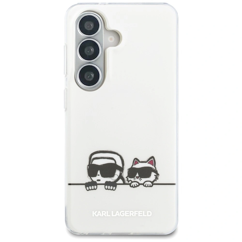 Kryt Karl Lagerfeld IML Peekaboo Karl&Choupette MagSafe Samsung Galaxy S26 Plus clear
