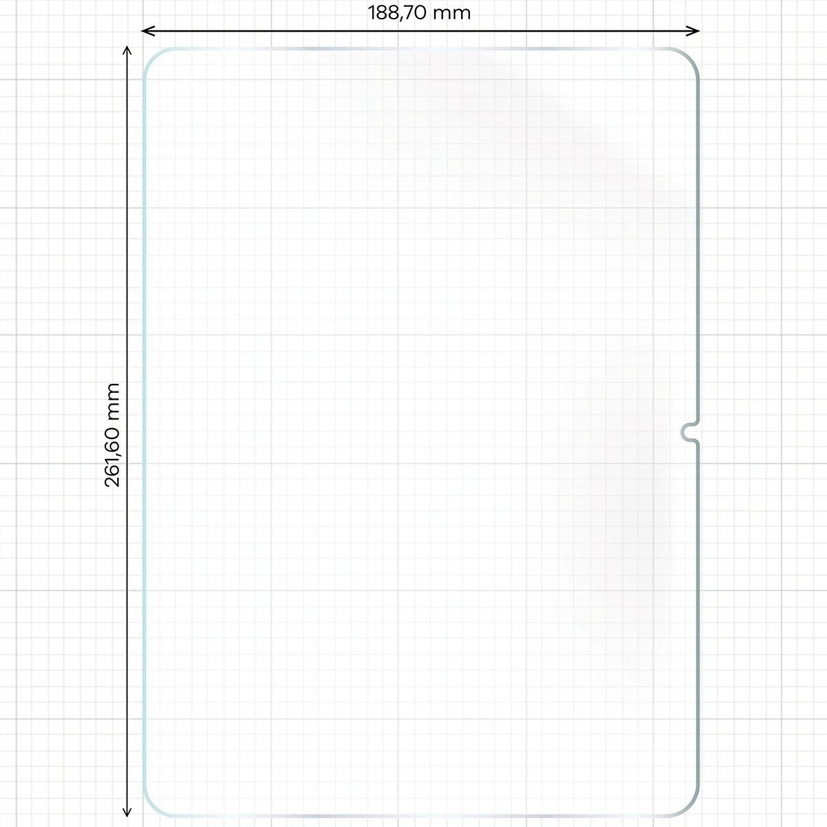 Kryt Bizon Film Tab Papirus Samsung Galaxy Tab S9 / S9 FE [2 PACK]