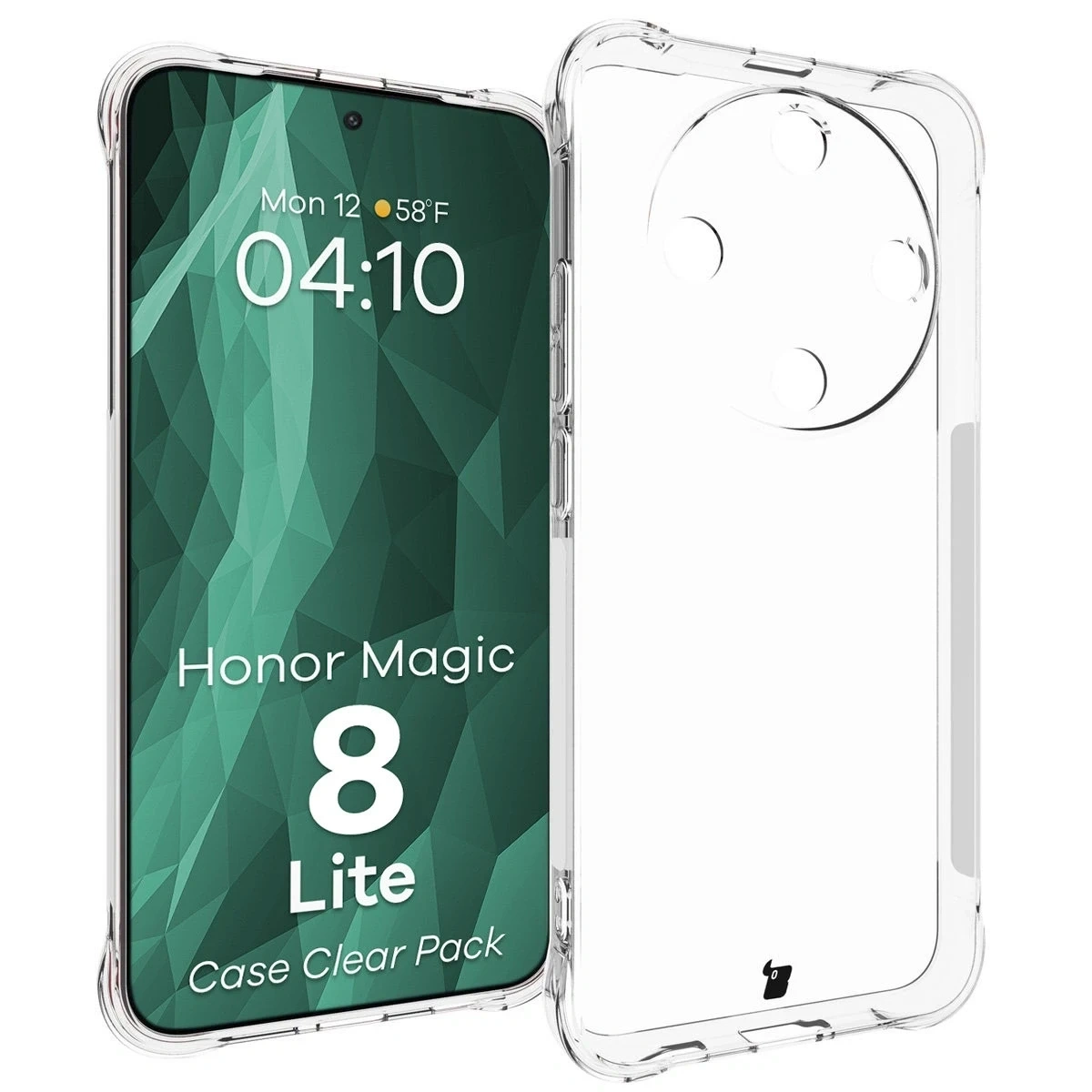 Kryt Bizon Case Clear Pack Honor Magic8 Lite
