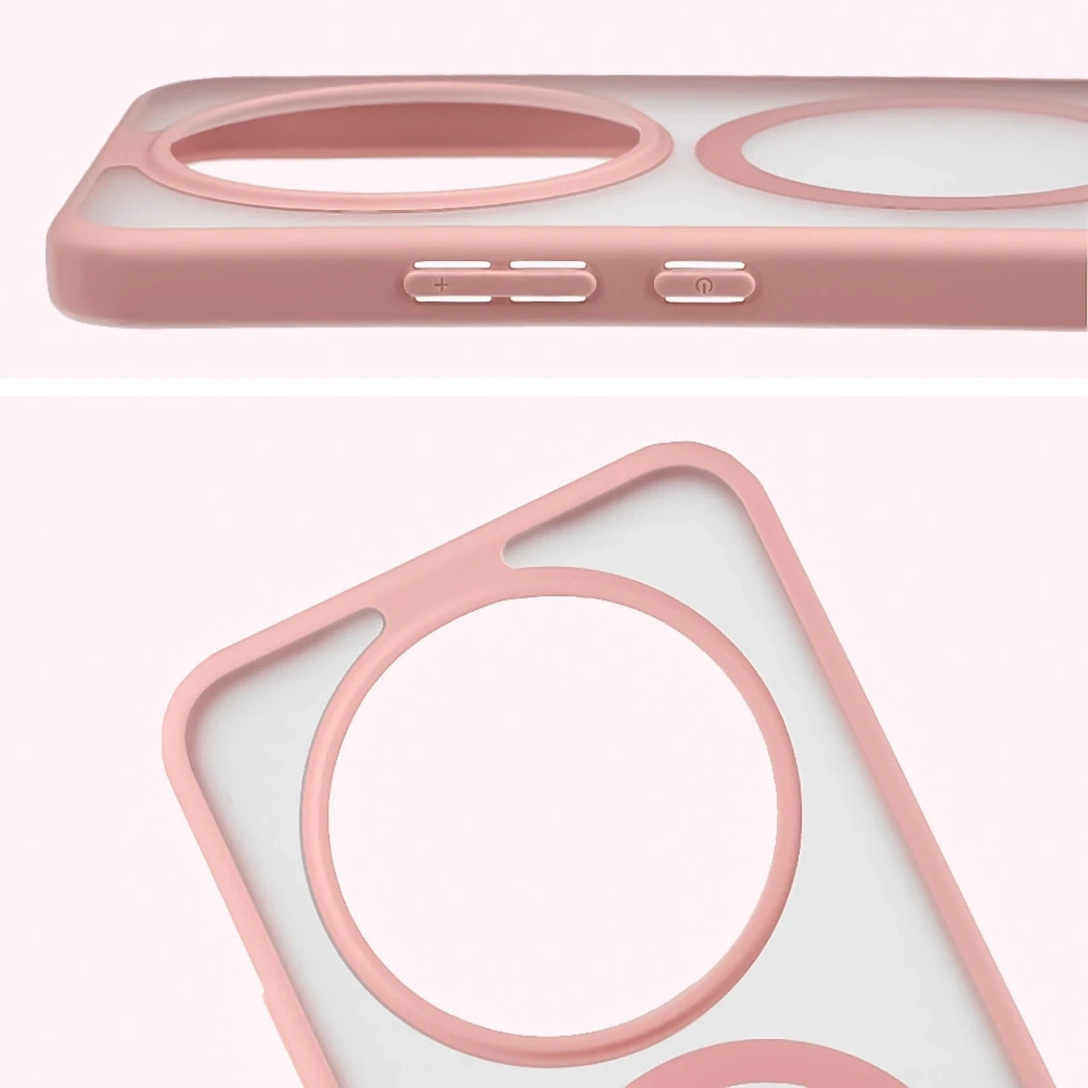 Kryt Bizon MatteO Magnetic Pack Honor Magic8 Lite smoky light pink