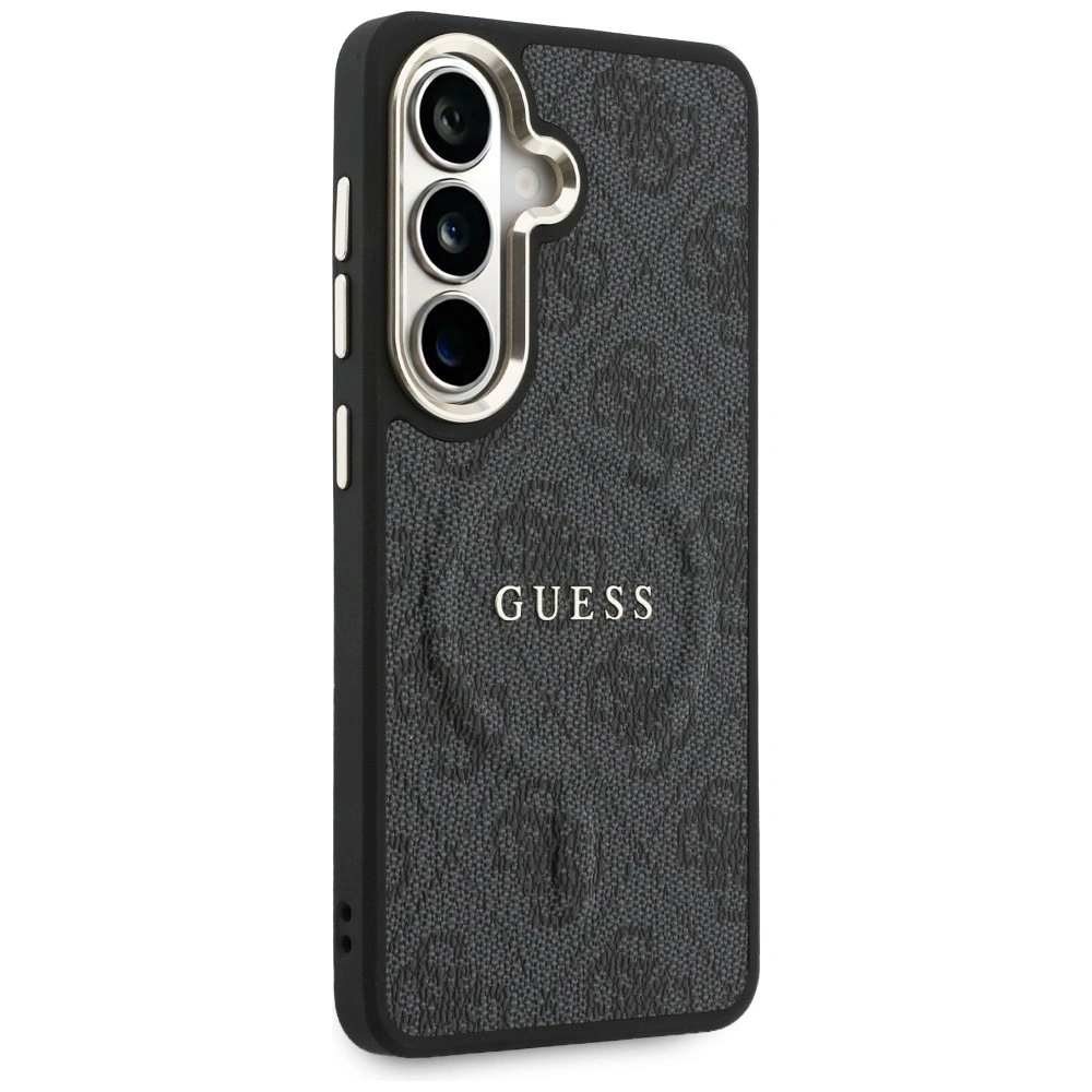 Kryt Guess 4G Embossed Ring MagSafe Samsung Galaxy S26+ Plus black