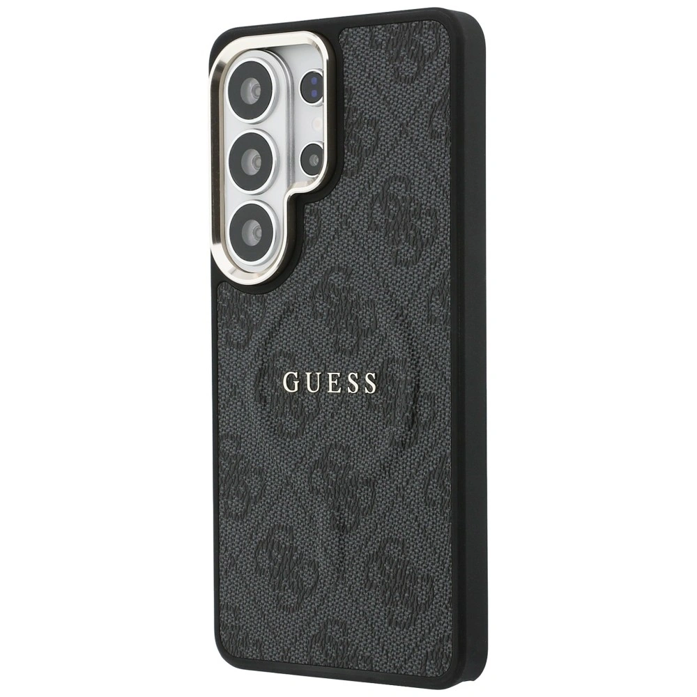 Kryt Guess 4G Embossed Ring MagSafe Samsung Galaxy S26 Ultra black
