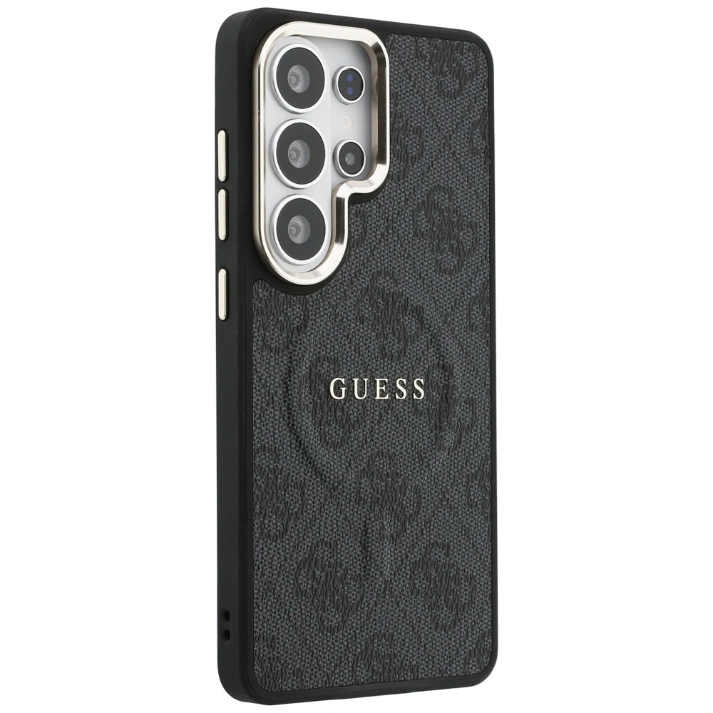 Kryt Guess 4G Embossed Ring MagSafe Samsung Galaxy S26 Ultra black