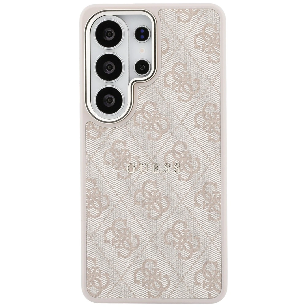 Kryt Guess 4G Embossed Ring MagSafe Samsung Galaxy S26 Ultra pink