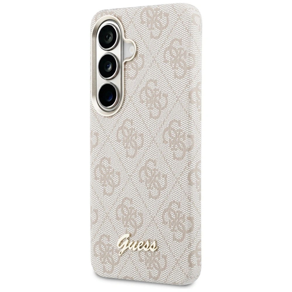 Kryt Guess 4G Script MagSafe Samsung Galaxy S26 pink
