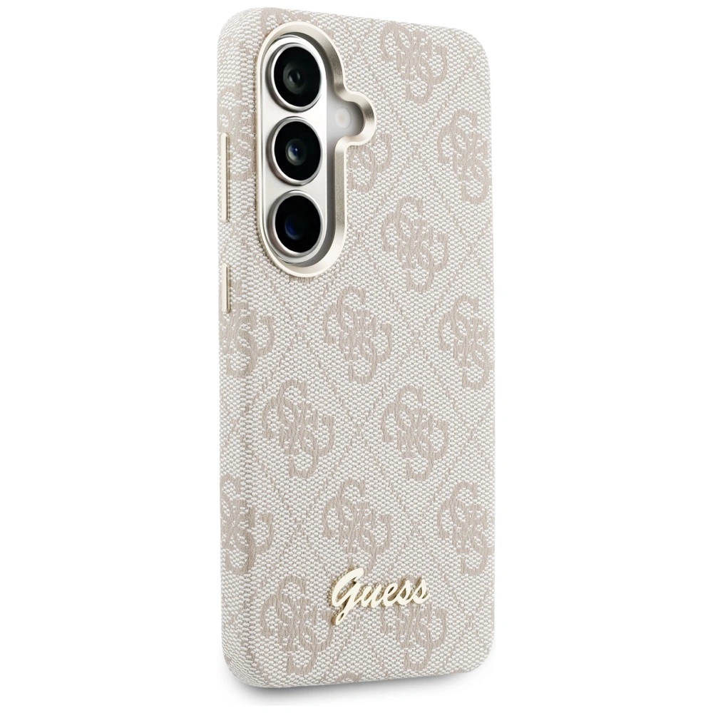 Kryt Guess 4G Script MagSafe Samsung Galaxy S26 pink