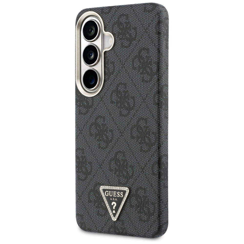 Kryt Guess 4G Triangle Logo MagSafe Samsung Galaxy S26 black