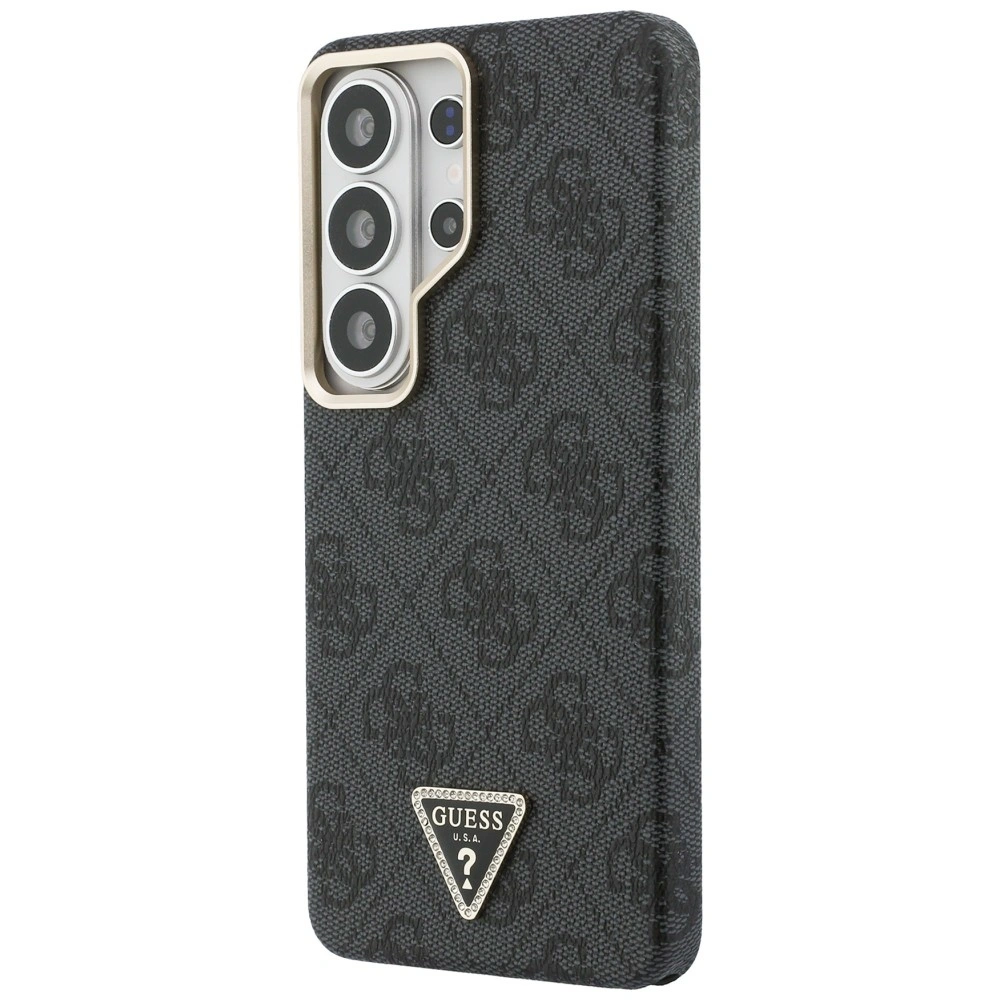 Kryt Guess 4G Triangle Logo MagSafe Samsung Galaxy S26 Ultra black