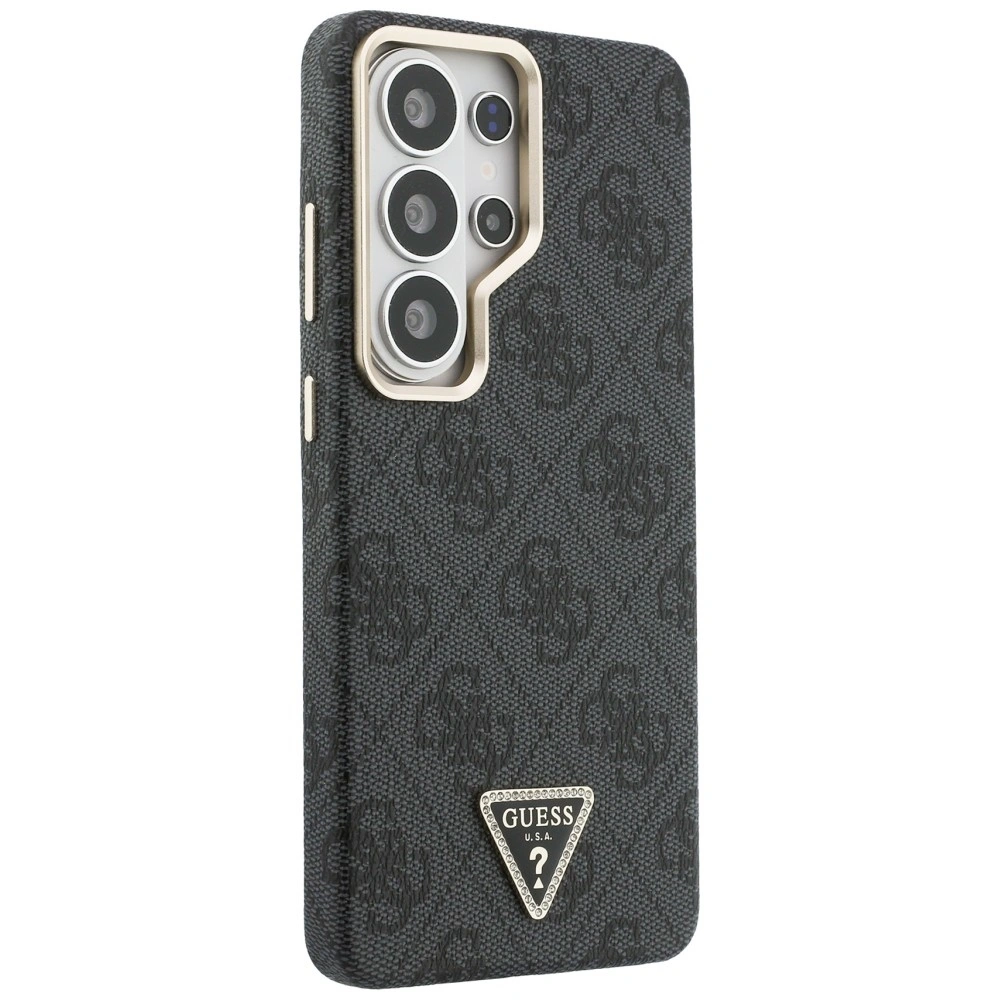 Kryt Guess 4G Triangle Logo MagSafe Samsung Galaxy S26 Ultra black