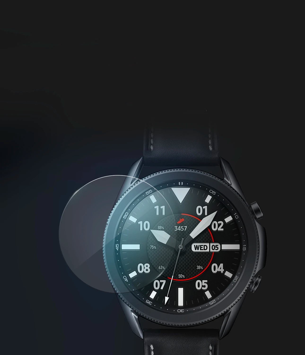 Kryt Ringke ID Glass Samsung Galaxy Watch 3 45mm [4 PACK]