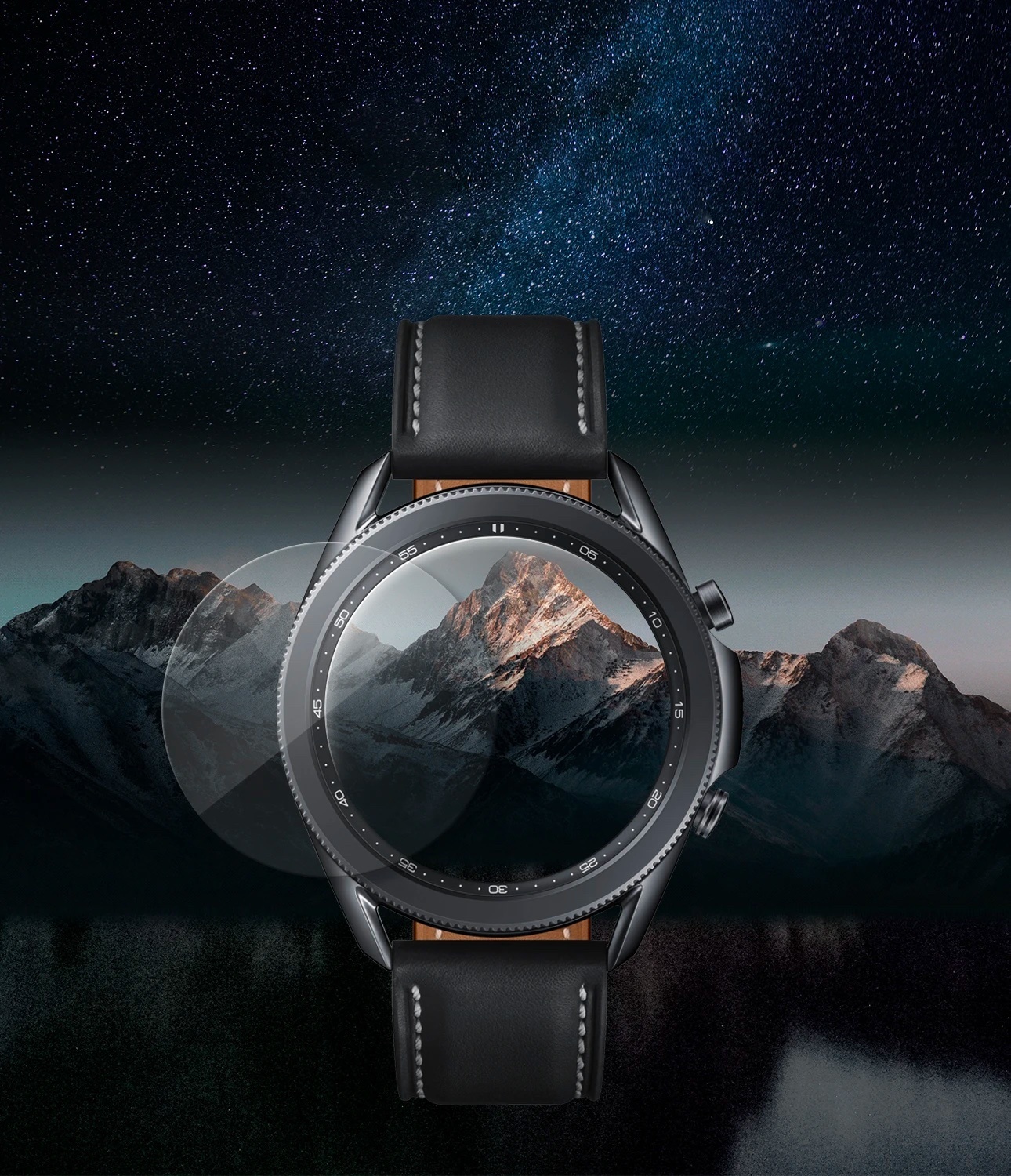 Kryt Ringke ID Glass Samsung Galaxy Watch 3 45mm [4 PACK]