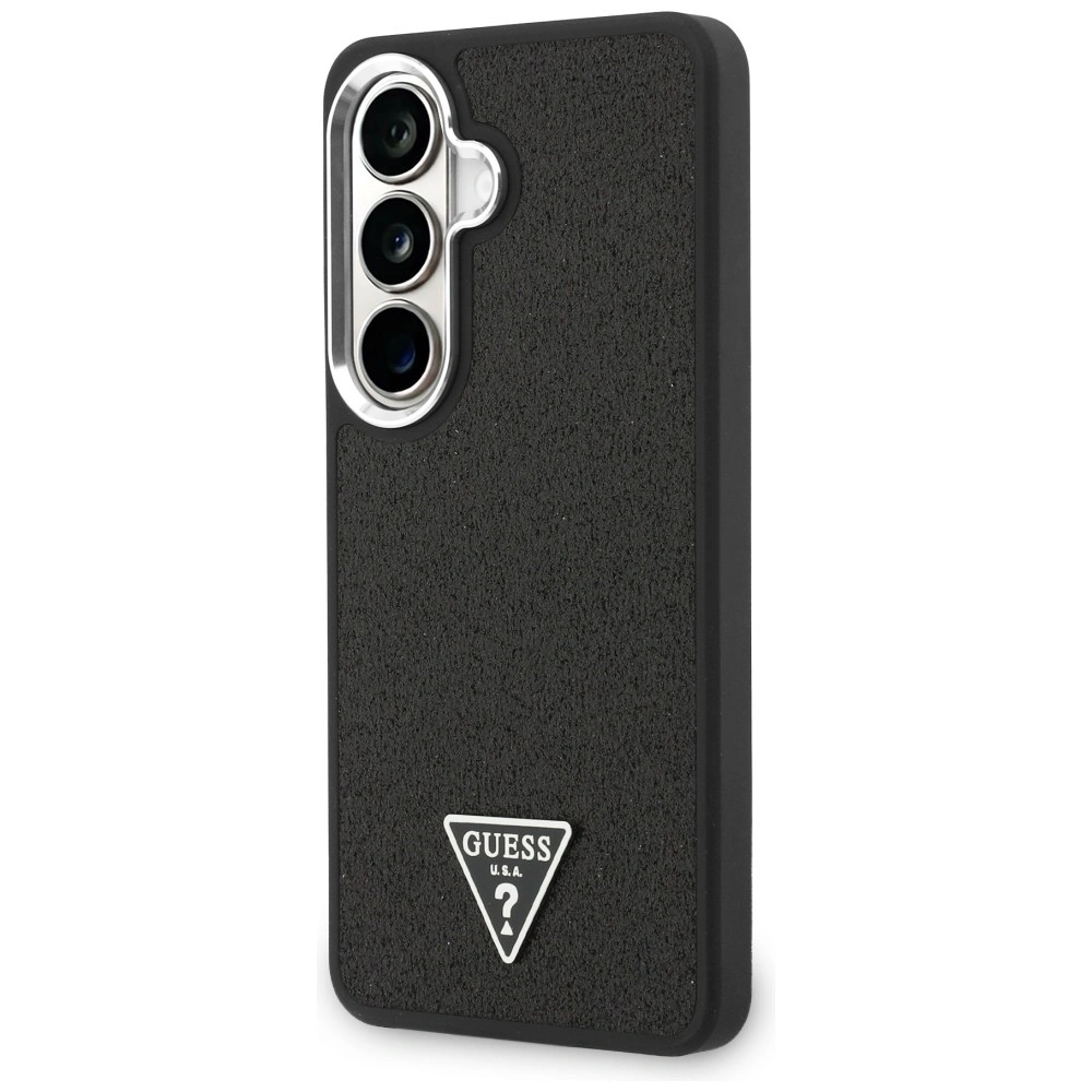 Kryt Guess Fixed Glitter Triangle MagSafe Samsung Galaxy S26 black