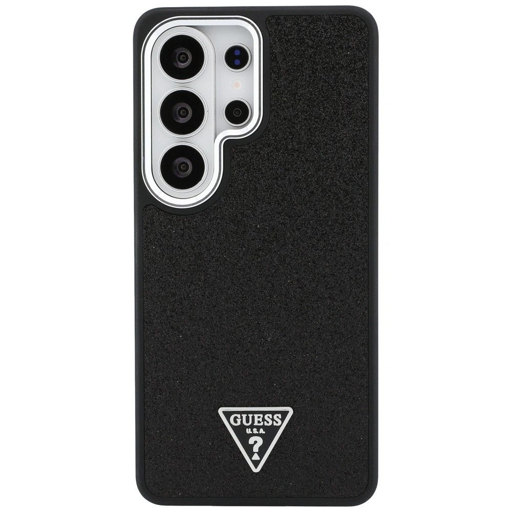 Kryt Guess Fixed Glitter Triangle MagSafe Samsung Galaxy S26 Ultra black