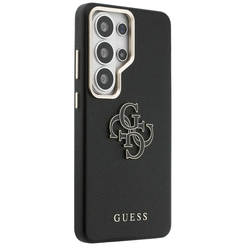 Kryt Guess Grained Big 4G Metal Logo Samsung Galaxy S26 Ultra black