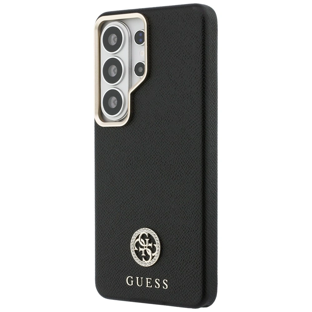 Kryt Guess Rhinestone Round Logo MagSafe Samsung Galaxy S26 Ultra black