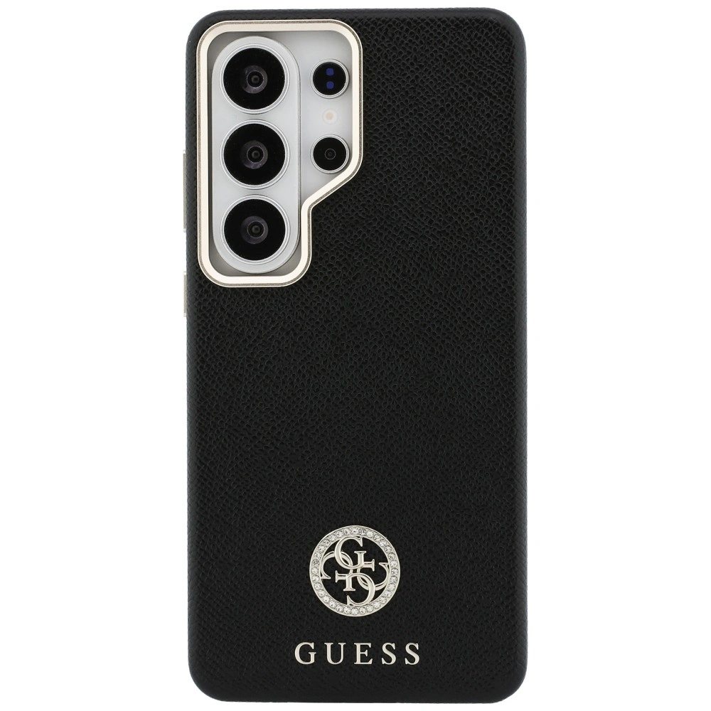 Kryt Guess Rhinestone Round Logo MagSafe Samsung Galaxy S26 Ultra black