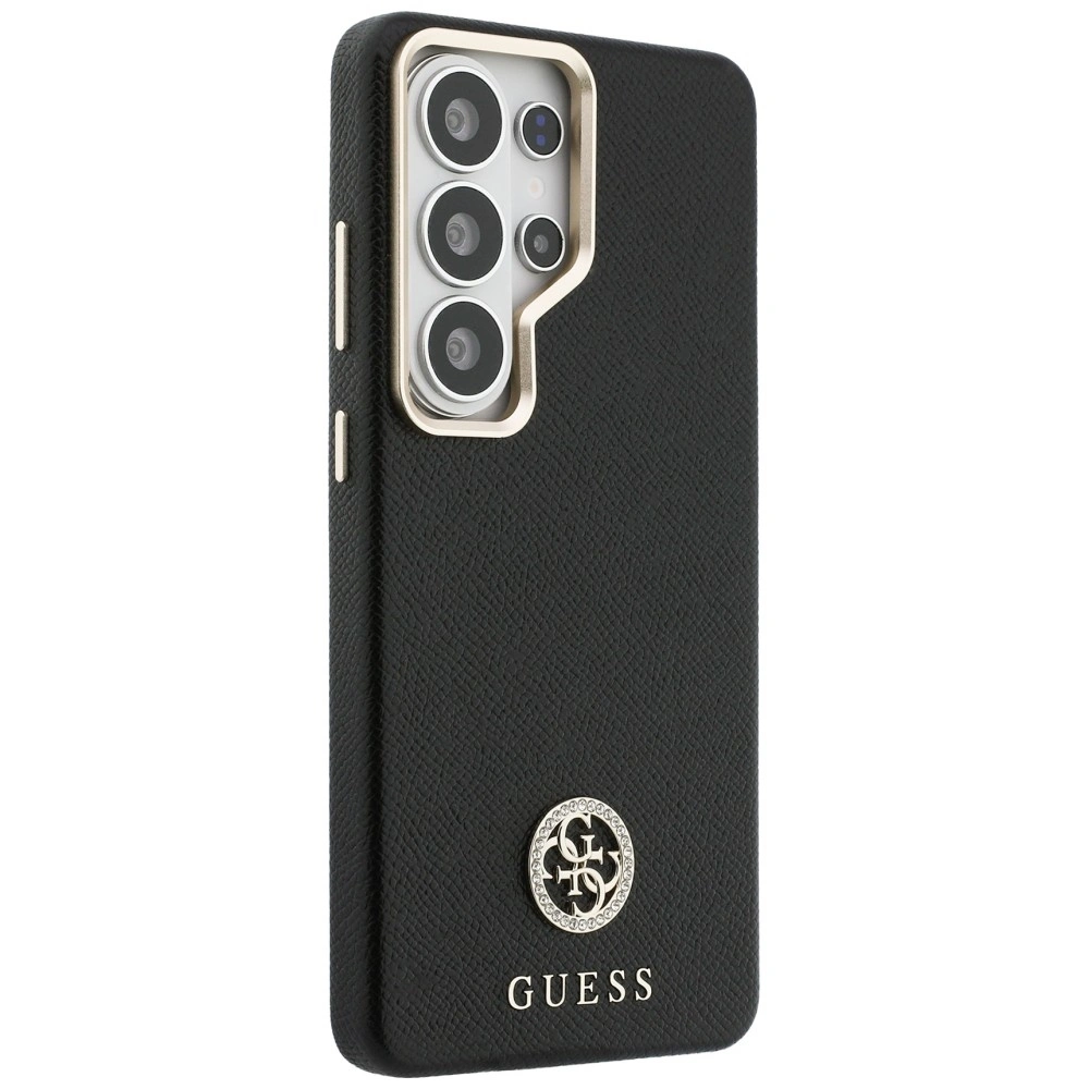 Kryt Guess Rhinestone Round Logo MagSafe Samsung Galaxy S26 Ultra black