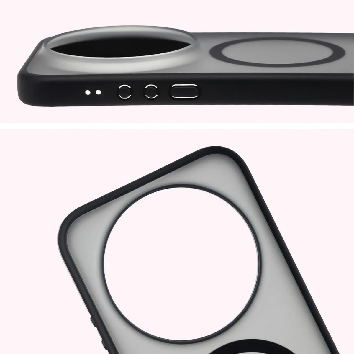 Kryt Bizon Case MatteO Magnetic Xiaomi 17 Ultra smoky black