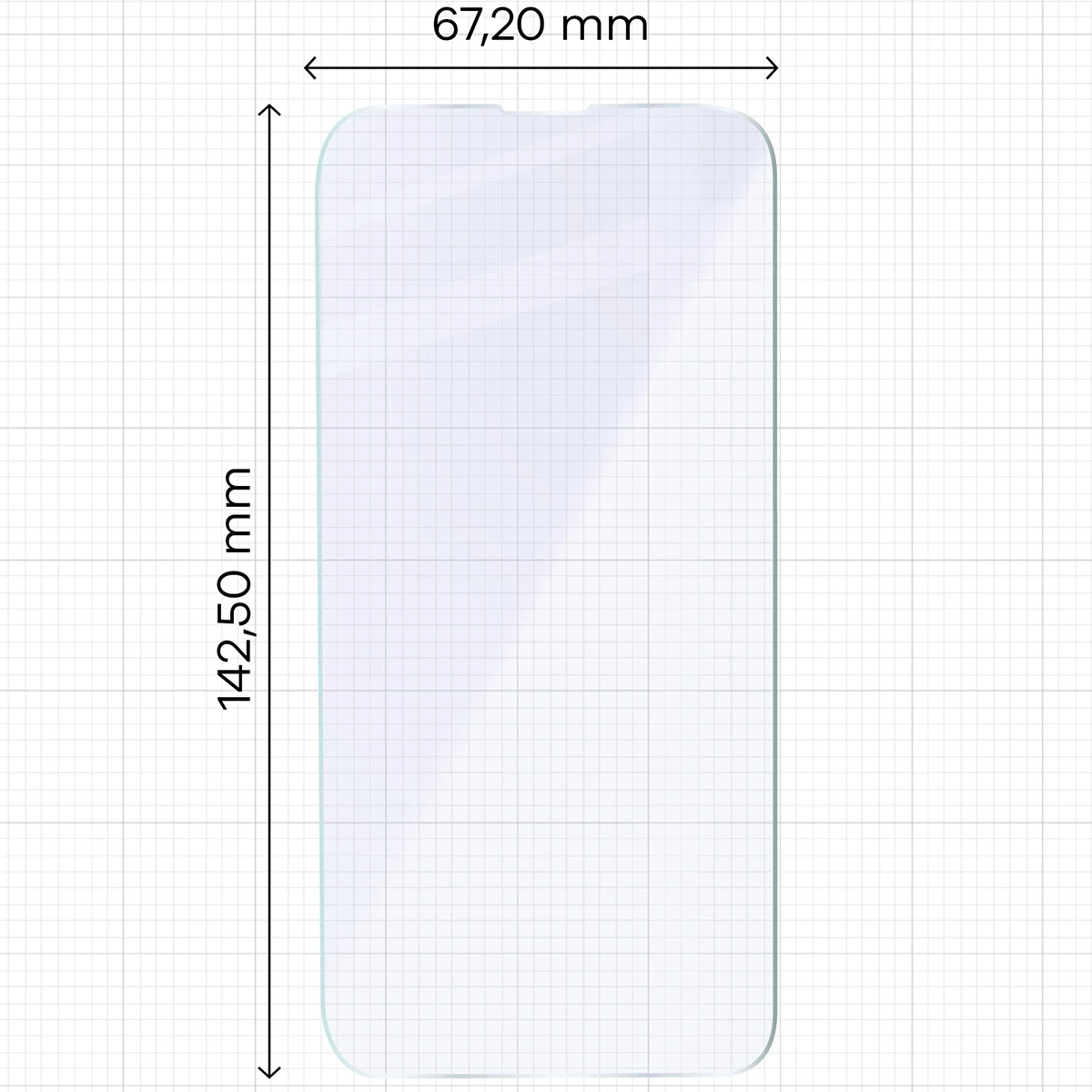 Ochranné sklo Bizon Glass Mule Duo Apple iPhone 17e / 16e [2 PACK]