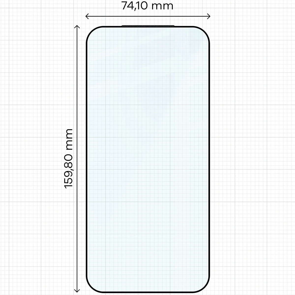 Ochranné sklo Bizon Glass Edge 2 Xiaomi 17 Ultra / 17 Pro Max black frame