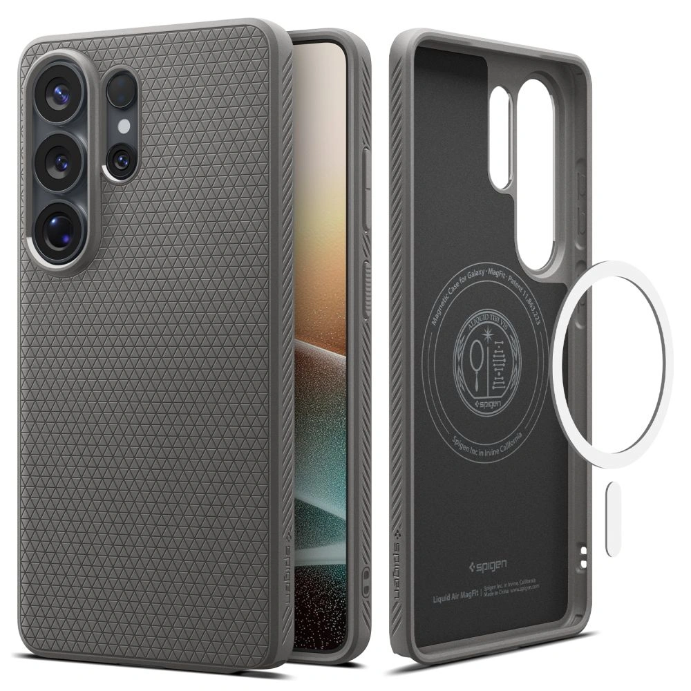 Kryt Spigen Liquid Air Mag MagSafe Samsung Galaxy S26 Ultra Marble Grey