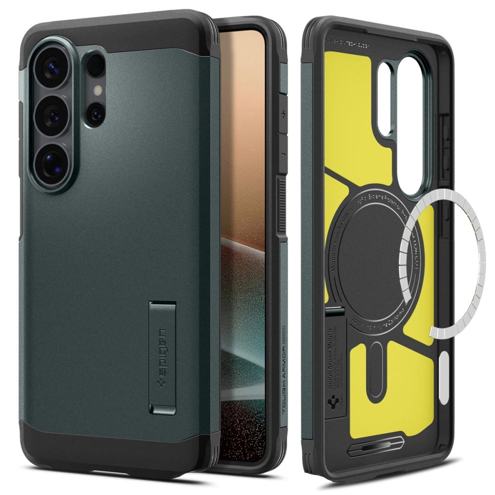 Kryt Spigen Tough Armor Mag MagSafe Samsung Galaxy S26 Ultra Abyss Green