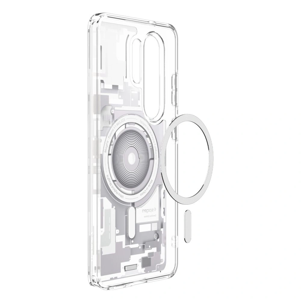 Kryt Spigen Ultra Hybrid Mag MagSafe Samsung Galaxy S26 Ultra Zero One White