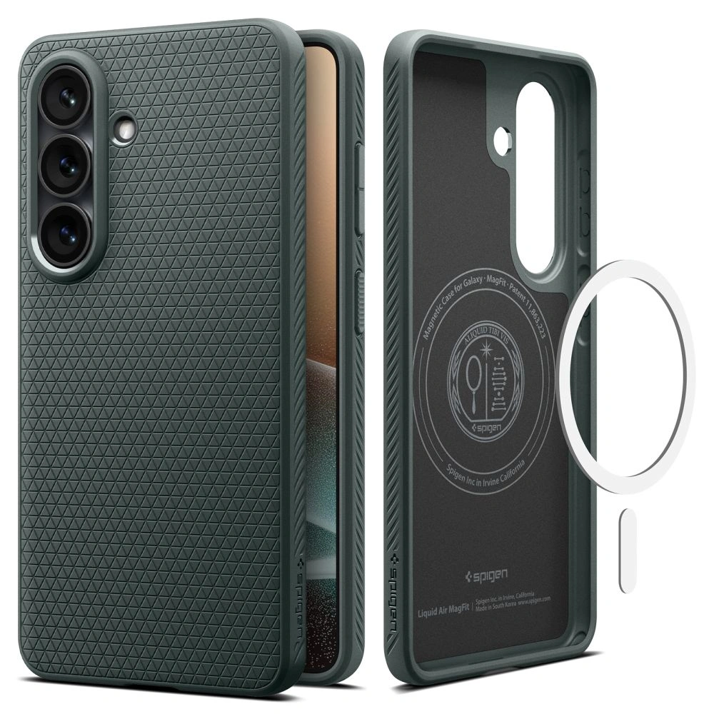 Kryt Spigen Liquid Air Mag MagSafe Samsung Galaxy S26+ Plus Abyss Green