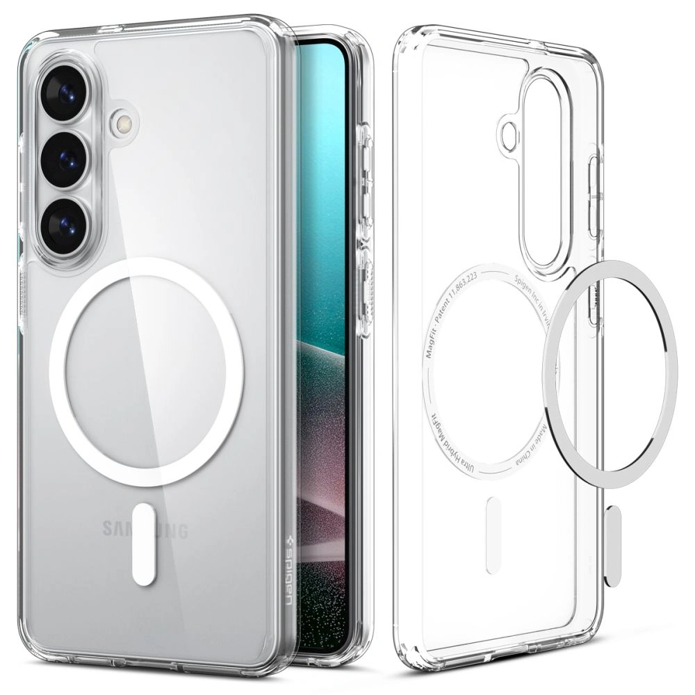 Kryt Spigen Ultra Hybrid Mag MagSafe Samsung Galaxy S26+ Plus Clear/white
