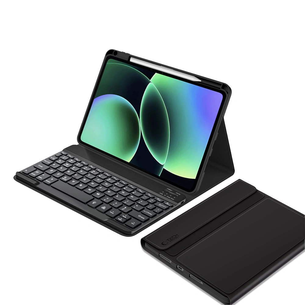 Kryt Tech-protect SmartCase Pen + Keyboard Xiaomi Pad 8 / 8 Pro / 7 / 7 Pro 11.2 Black