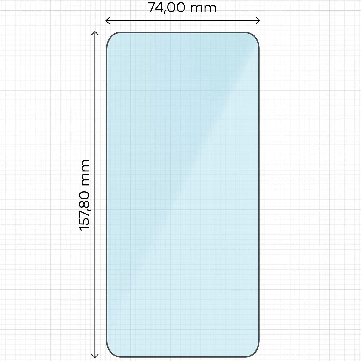 Kryt Bizon Smart Glass 2.5D Samsung Galaxy A55 5G