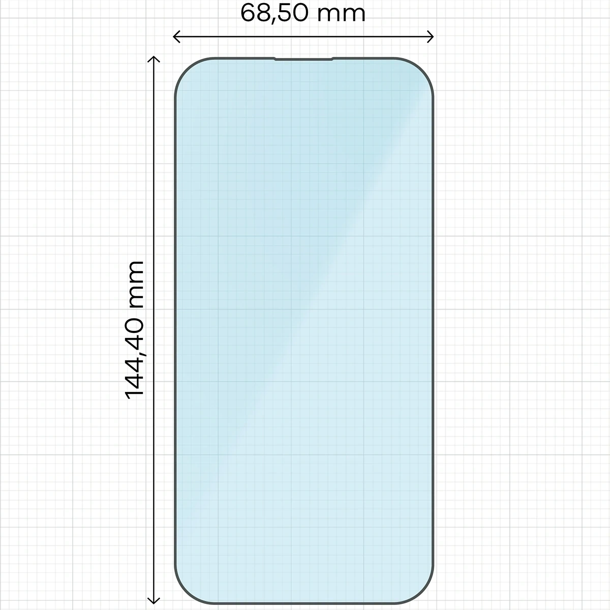 Kryt Bizon Smart Glass 2.5D Apple iPhone 14 Pro