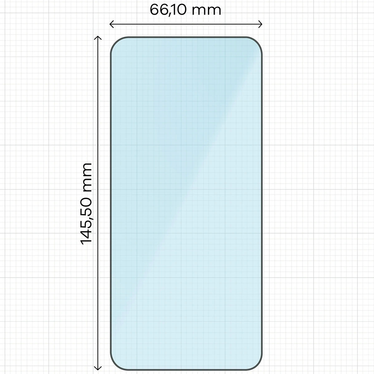 Kryt Bizon Smart Glass 2.5D Google Pixel 8a