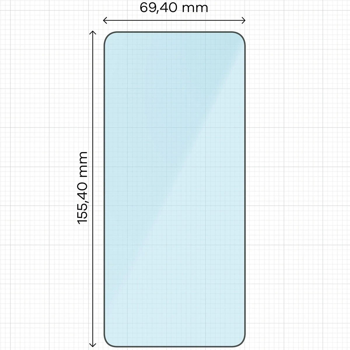 Kryt Bizon Smart Glass 2.5D Xiaomi POCO X6 Pro / X7 Pro