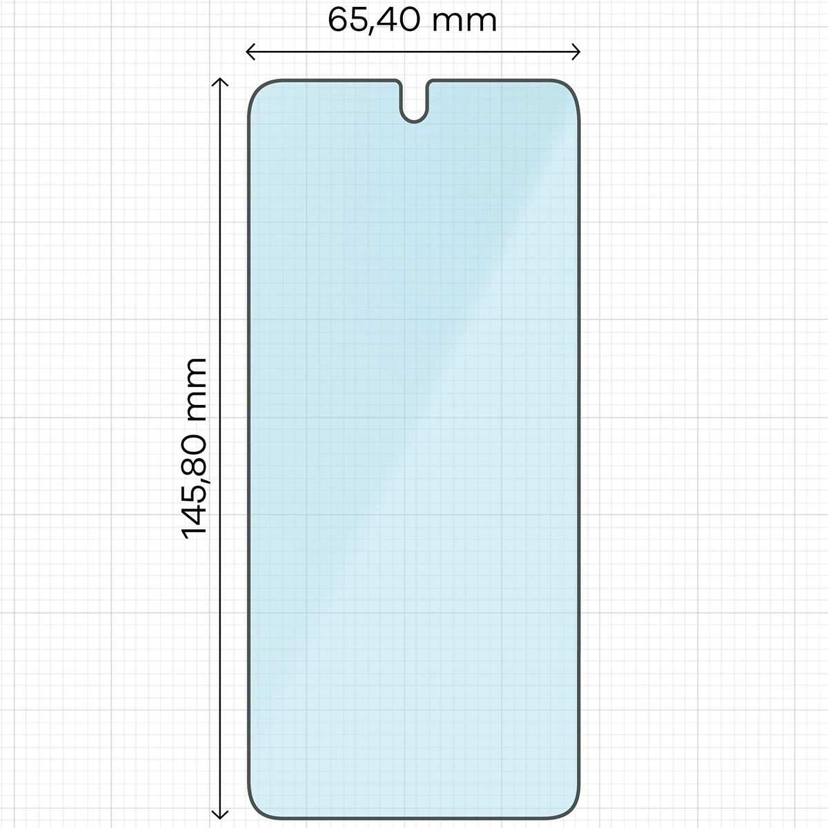 Kryt Bizon Smart Glass 2.5D Samsung Galaxy S21