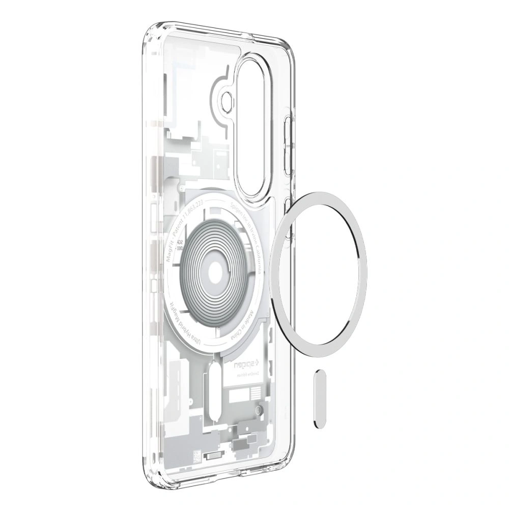 Kryt Spigen Ultra Hybrid Mag MagSafe Samsung Galaxy S26 Zero One White