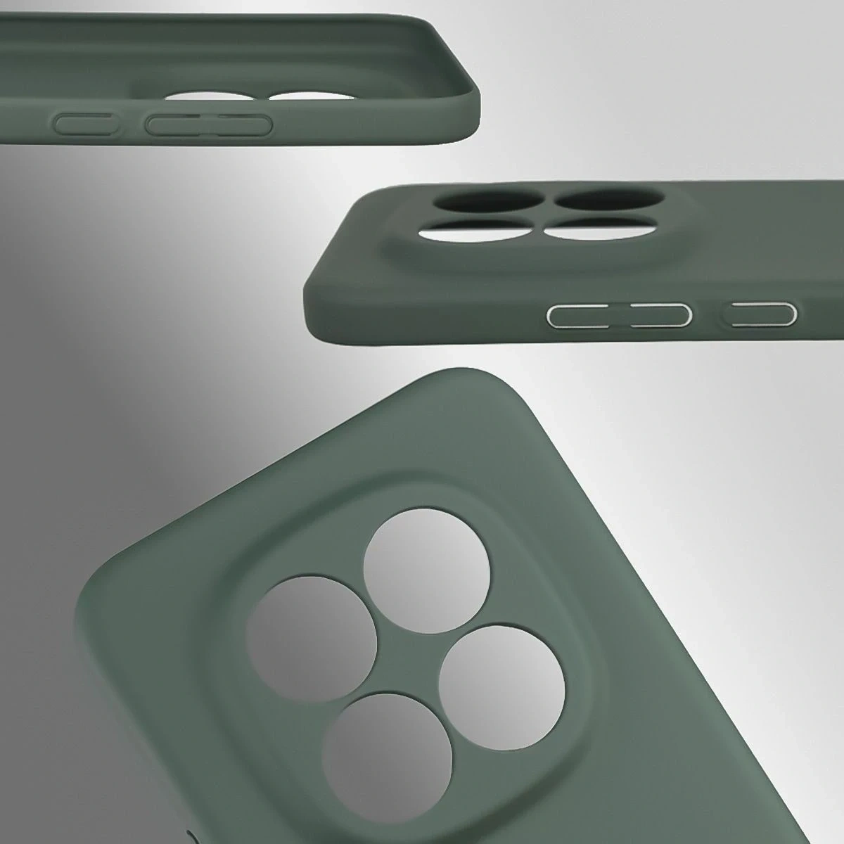 Kryt Bizon Case Lupka Xiaomi Redmi Note 15 Pro+ Plus 5G / POCO M8 Pro 5G green