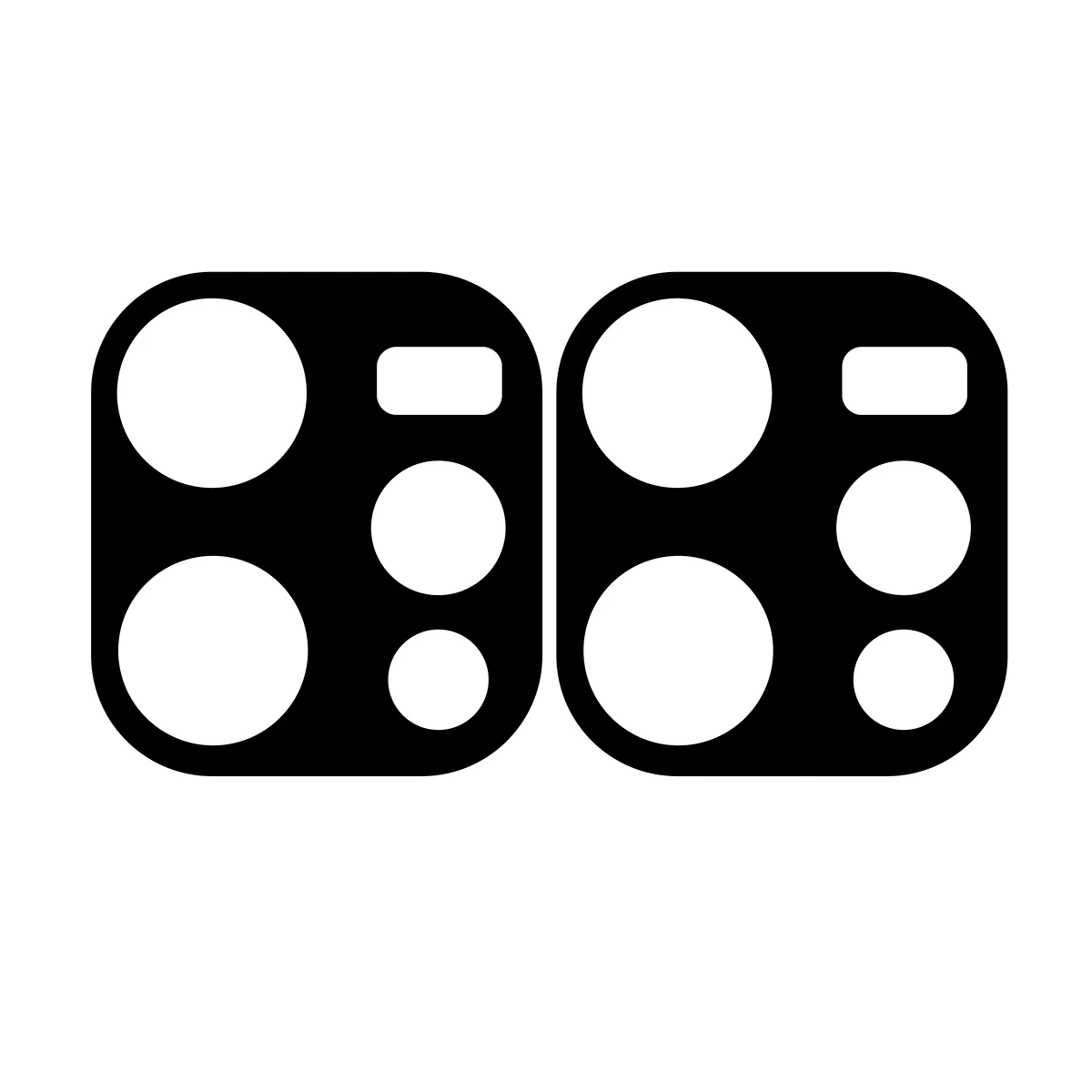 Ochranné sklo Bizon Glass Lens Oppo Reno 15 [2 PACK]