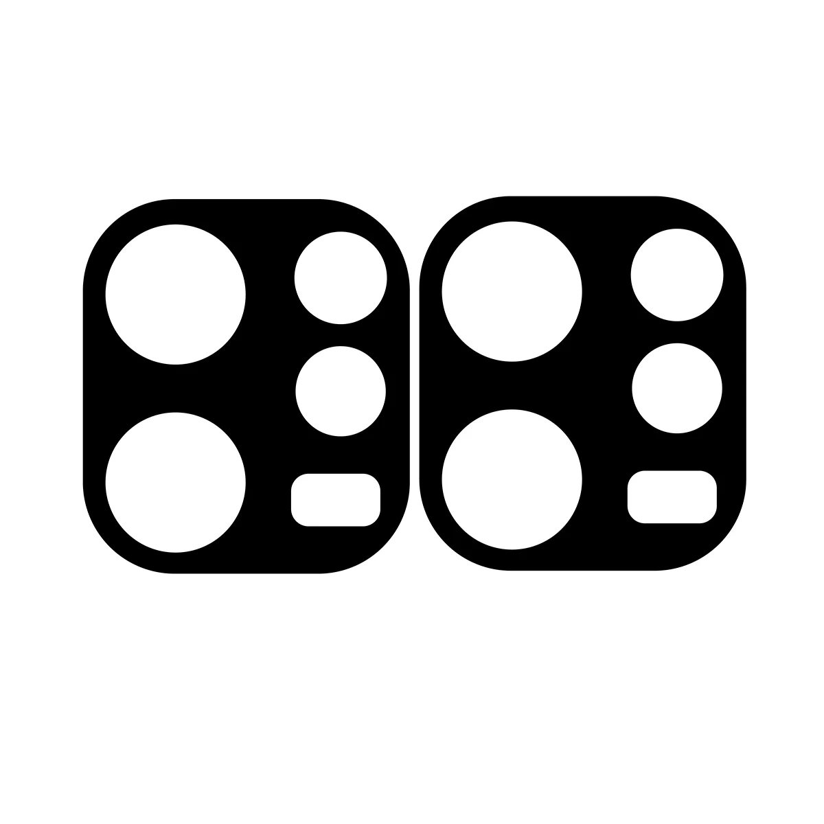 Ochranné sklo Bizon Glass Lens Oppo Reno 15 F / FS [2 PACK]