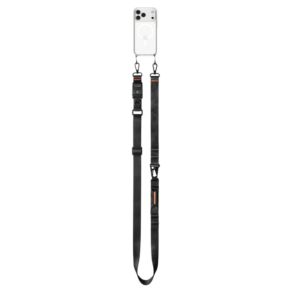 Šňůrka Spigen DA30M Universal Lanyard Strap Crossbody Black