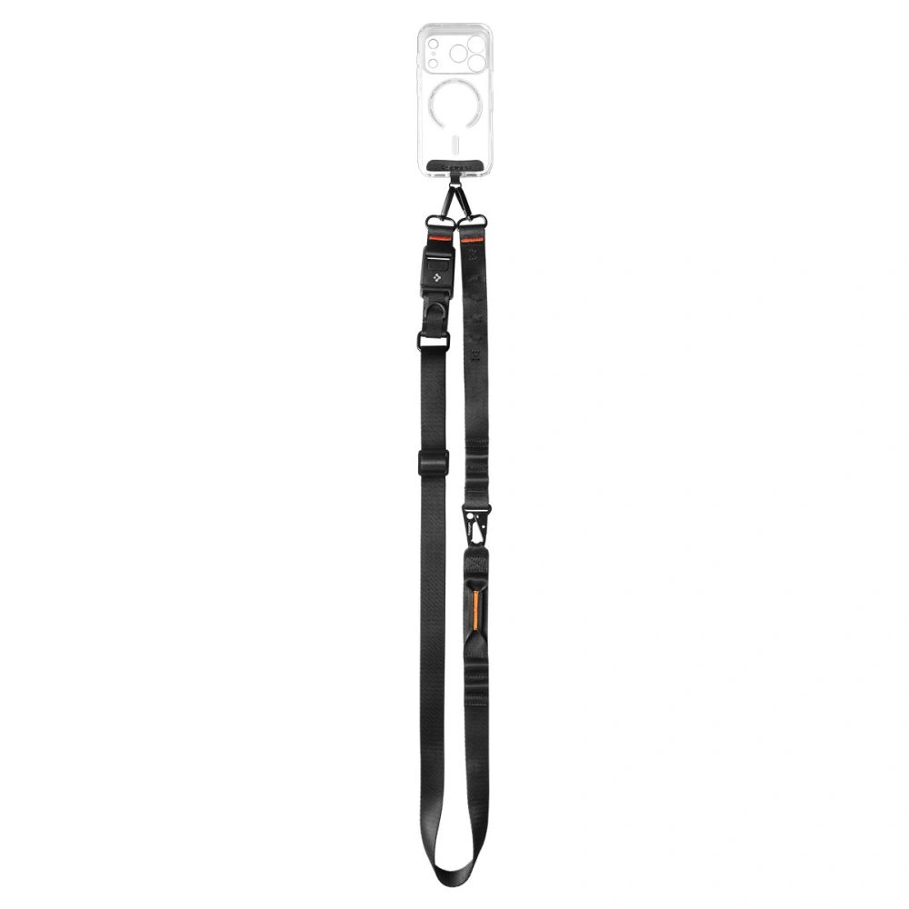 Šňůrka Spigen DA30M Universal Lanyard Strap Crossbody Black