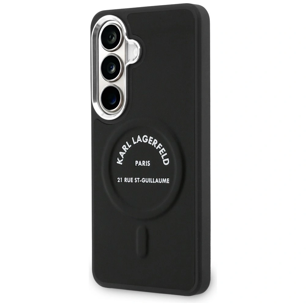 Kryt Karl Lagerfeld Embossed Ring RSG Logo MagSafe Samsung Galaxy S26 black
