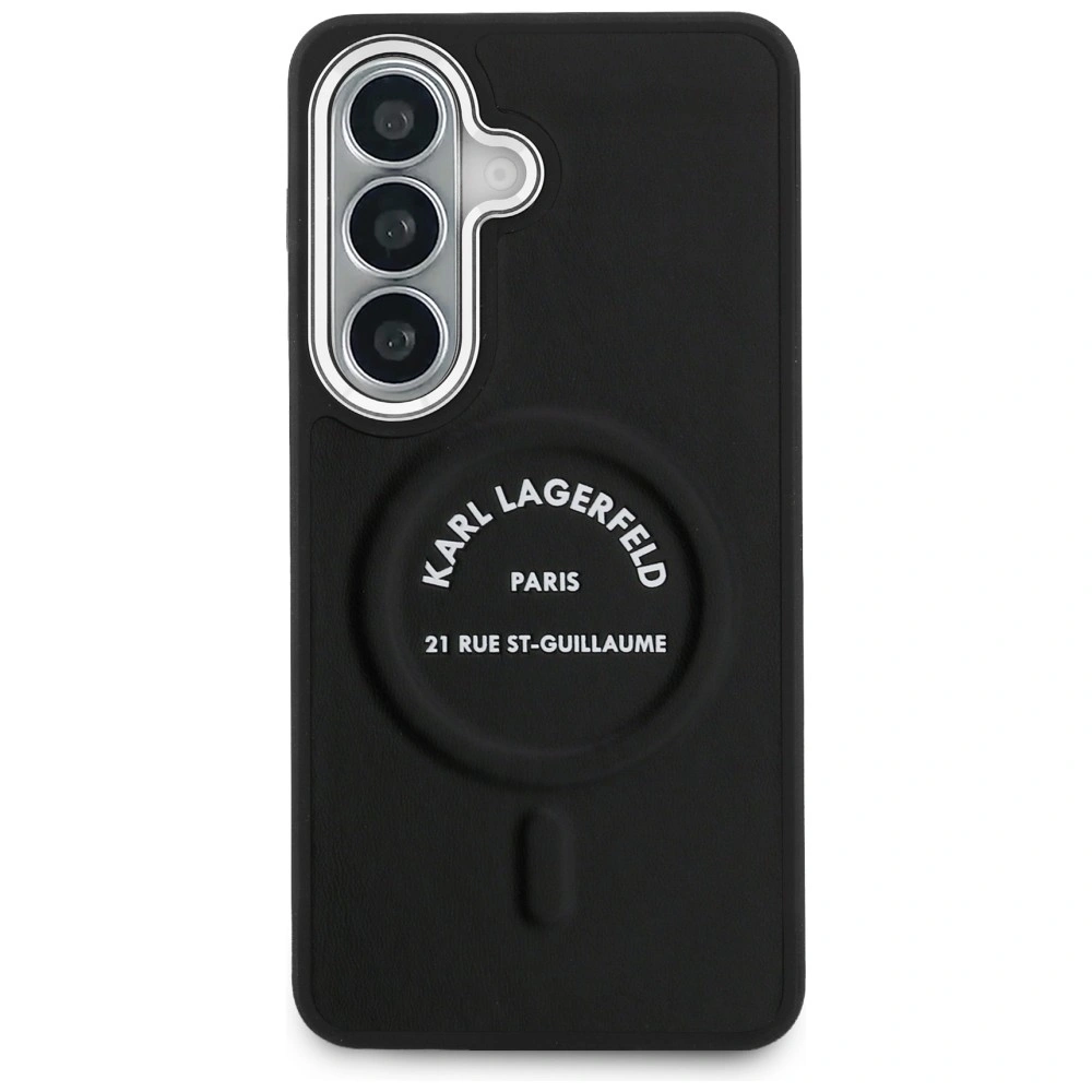 Kryt Karl Lagerfeld Embossed Ring RSG Logo MagSafe Samsung Galaxy S26 black
